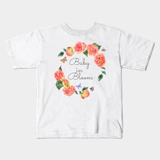 Baby in Bloom Kids T-Shirt